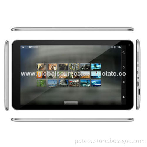 10.1-inch Newest Tablet PCs with MTK8127 Quad-core, Bluetooth/FM/GPS/HDMI, GPU Mali-450